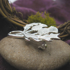 Thistle Brooch National Flower of Scotland Symbol of Bravery Strength Scottish | Woot & Hammy