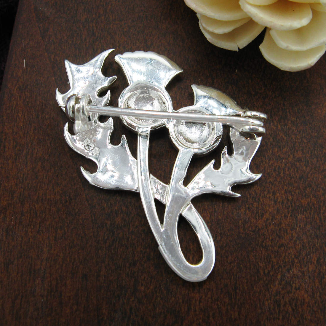 Thistle Brooch National Flower of Scotland Symbol of Bravery Strength Scottish | Woot & Hammy