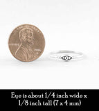 Tiny Evil Eye Ring | Woot & Hammy
