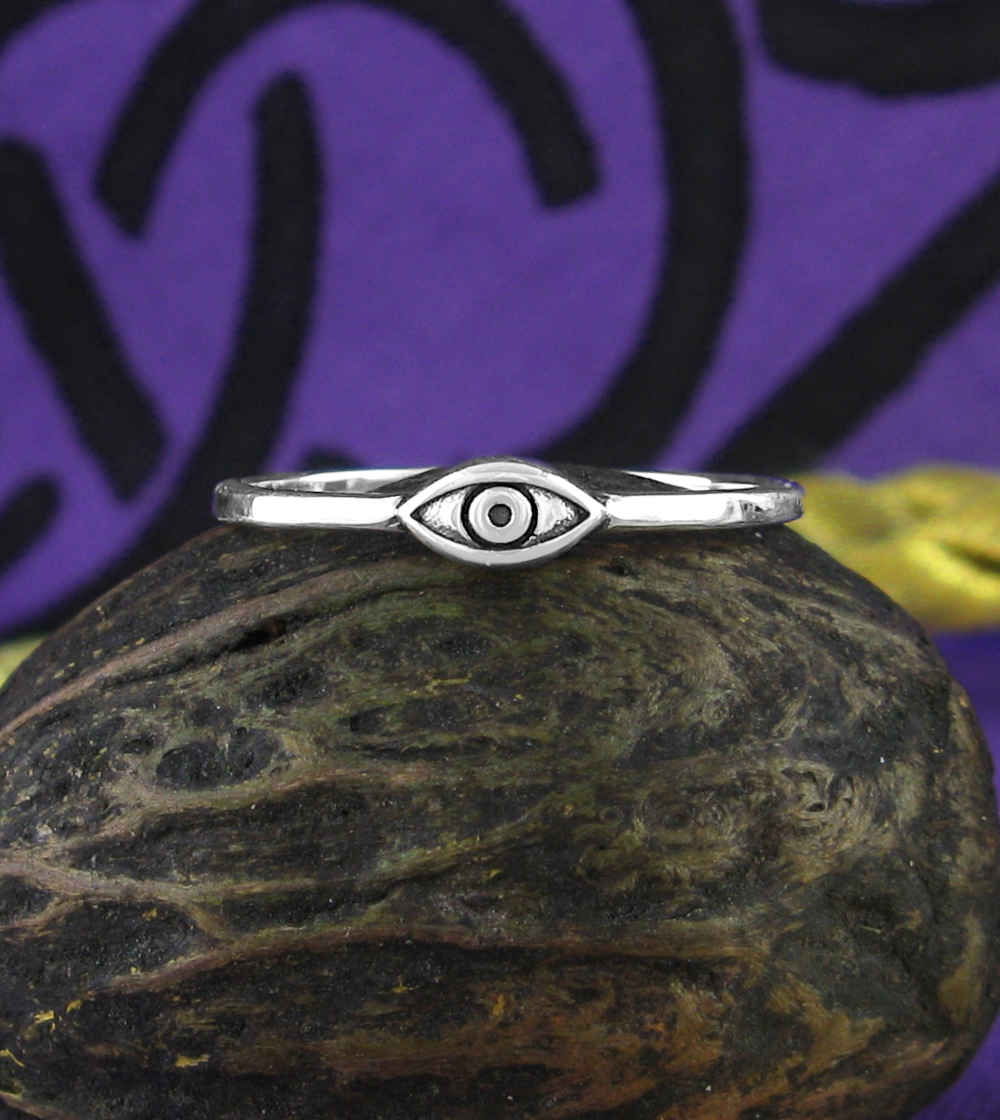 Tiny Evil Eye Ring | Woot & Hammy