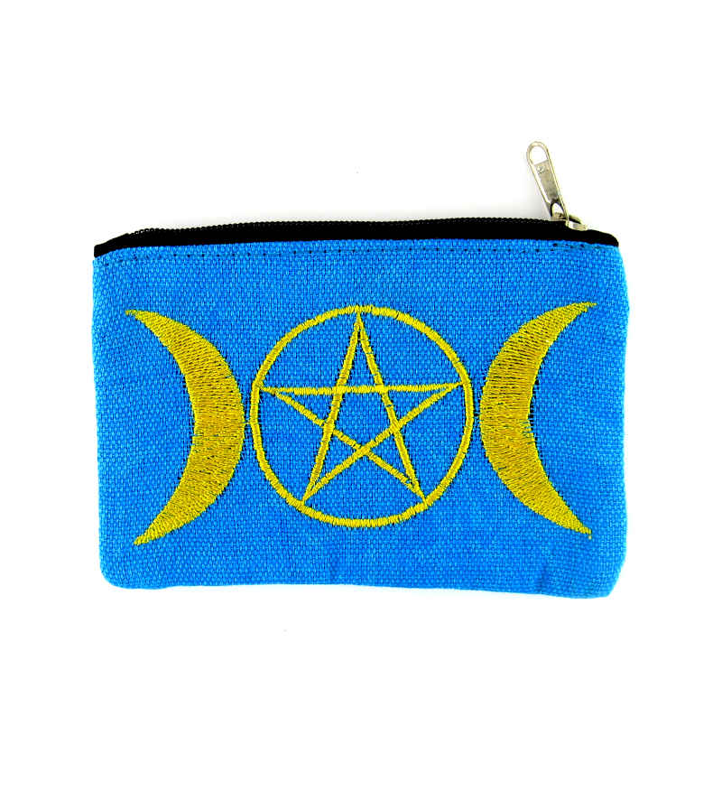 2-Tone Triple Moon and Pentagram Coin Purse | Woot & Hammy