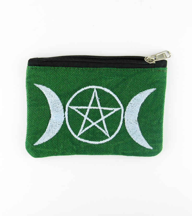 2-Tone Triple Moon and Pentagram Coin Purse | Woot & Hammy