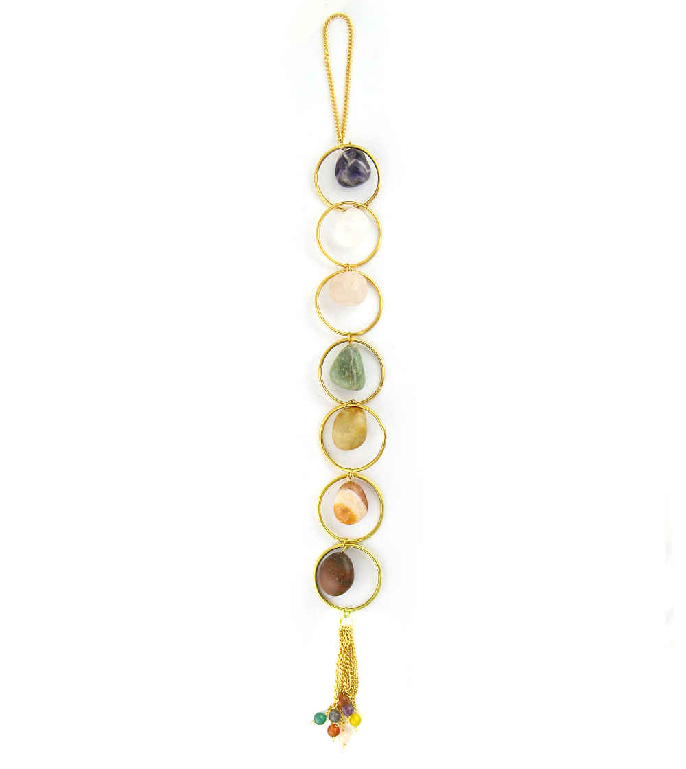 Tumbled Chakra Stones Wall Hanging | Woot & Hammy