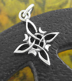 Witch's Knot with Four Crescent Moons & Circle Protection Charm Handmade | Woot & Hammy