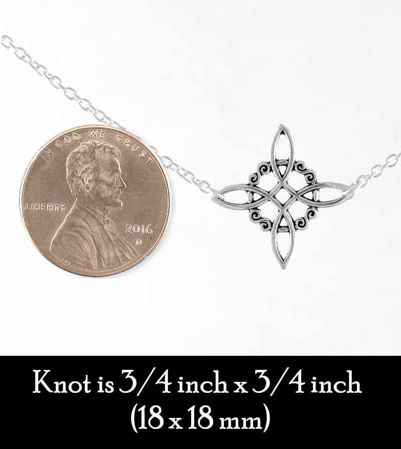 Witch's Knot With Infinity Symbols Protection Bracelet Lemniscate Magic Celtic | Woot & Hammy