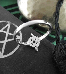 Witch's Knot With Tiny Scrolls Ring | Woot & Hammy