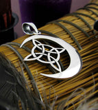 Witch's Knot With Crescent Moon Pendant | Woot & Hammy