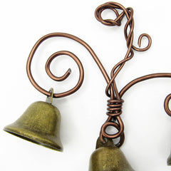 Fancy Triple Witch's Bell with Vine-like Hanger Handcrafted Pagan Wiccan Witch Energy-Cleansing Rustic Primitive Nature Sacred Space Gift Decor | Woot & Hammy
