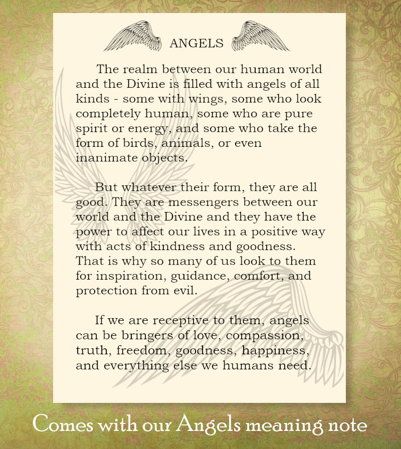 Ornate Folded Angel Wings Heart Locket Pendant