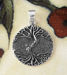 As Above So Below Tree Oxidized Pendant | Woot & Hammy