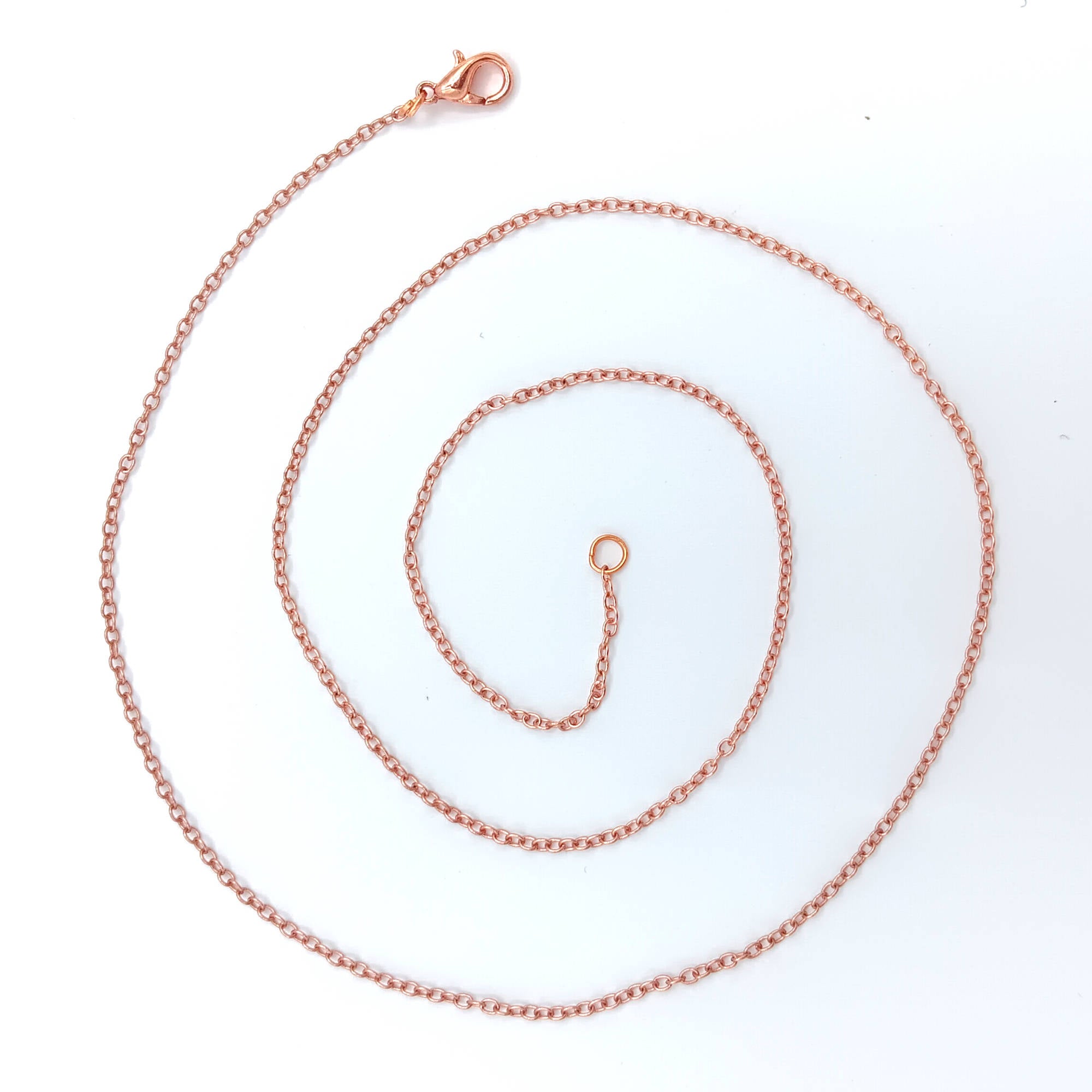 Dainty Bright Copper Plated Chain, 2.0x1.4 mm