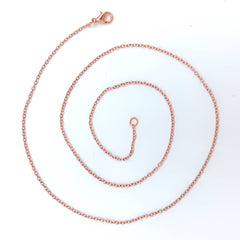 Dainty Bright Copper Plated Chain, 2.0x1.4 mm