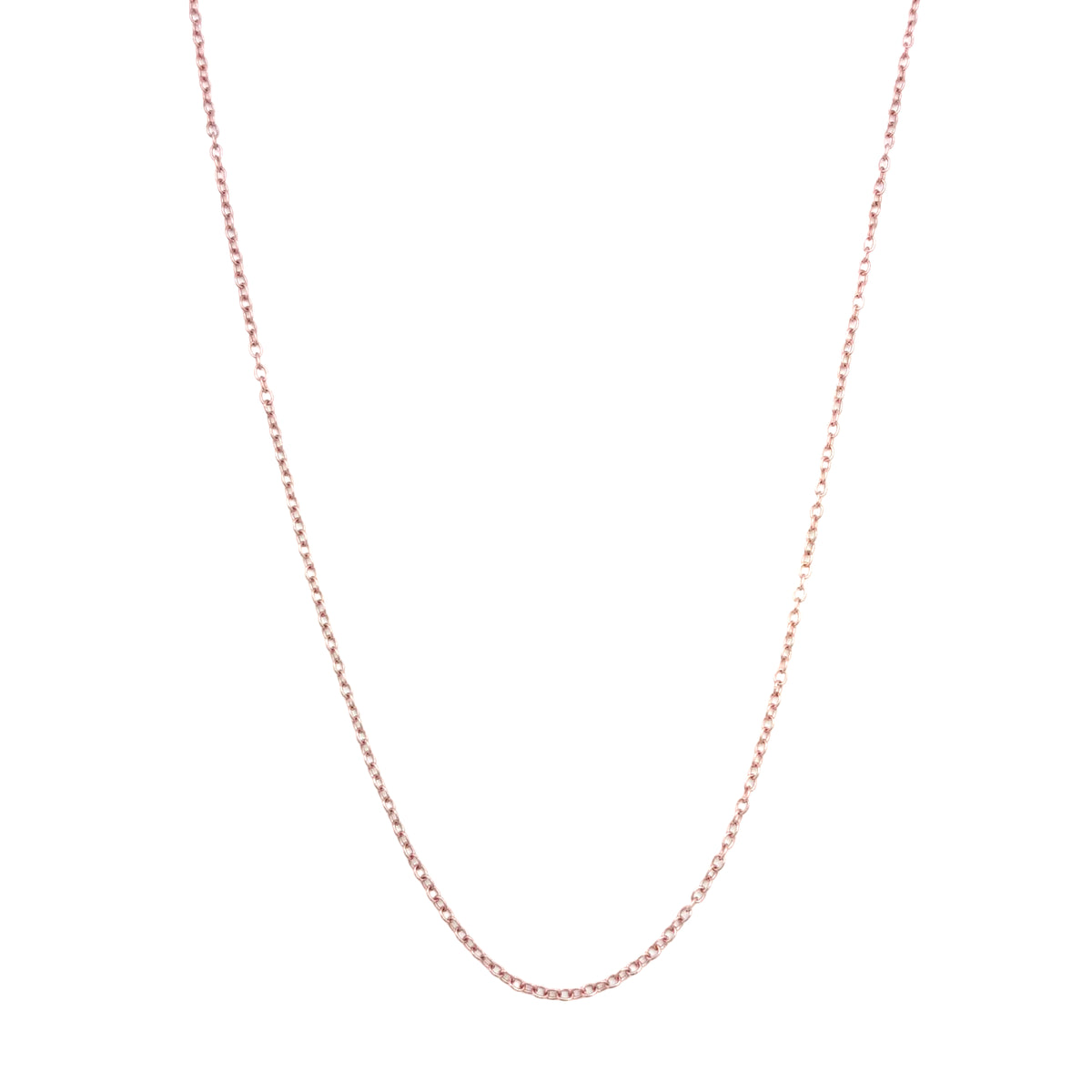 Dainty Bright Copper Plated Chain, 2.0x1.4 mm