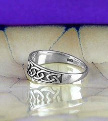 Celtic Cross With Knots Oxidized Ring | Woot & Hammy