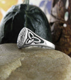 Celtic Tree of Life With Cut-Out Triquetra Knots Ring | Woot & Hammy