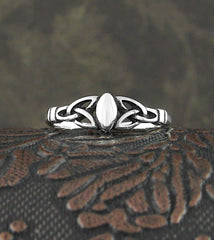 Celtic Triquetra Knot Toe or Midi Ring, Adjustable | Woot & Hammy