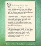 Bague oxydée croix celtique avec nœuds