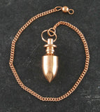 Copper-Plated Brass Pendulum On Chain #1