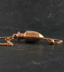 Copper-Plated Brass Pendulum On Chain | Woot & Hammy