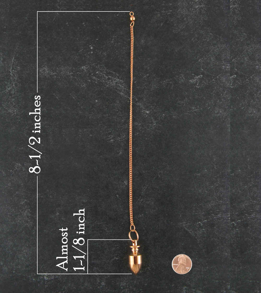 Copper-Plated Brass Pendulum On Chain | Woot & Hammy