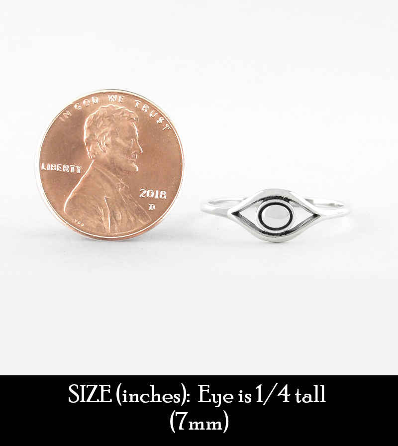 Cut-Out Evil Eye Ring | Woot & Hammy