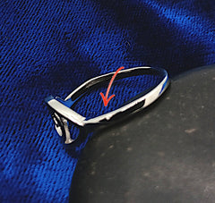 Evil Eye Spiral Ring - Imperfect
