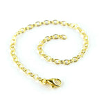 Gold Plated Sterling Silver Extender Chains with 8 mm Lobster Clasp | Woot & Hammy