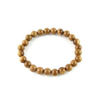 Natural Gold Sandstone Beaded Stretch Bracelet | Woot & Hammy