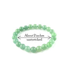 Natural Green Aventurine Beaded Stretch Bracelet | Woot & Hammy