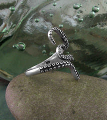 Octopus Tentacles Oxidized Ring | Woot & Hammy