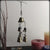 Hanging Witch's Bell w/ 4 Bells Pentagram Charm and Beads Handmade For Cleansing and Protection Against Evil | Woot & Hammy