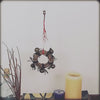 Witch's Bell Wreath, 5 Sleigh Bells 3 Quartz Energy-Cleansing