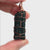 Raw black tourmaline pendant wire wrapped in copper on 20-inch chain