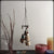 Hybrid Hanging Witch's Bell Windchime Driftwood Spiral Wooden Ceramic Beads Handmade Cleansing Protection Against Evil | Woot & Hammy