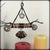 3-Bell Hanging Witch's Bell on Natural Branch Pentagram Charm Spirals Handmade For Energy Cleansing | Woot & Hammy