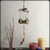 Hanging Witch's 4-Bell Windchime Twigs Leaf Glass Beads Charm Handmade For Cleansing Protection Against Evil | Woot & Hammy