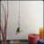 Hanging Witch's Bell with Silvery Crescent Moon and Celestial Charms Handmade For Cleansing and Protection Against Evil | Woot & Hammy