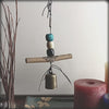 Quirky Hanging Witch's Bell Curved Twig Beads Celtic Charm Handmade For Cleansing and Protection Against Evil | Woot & Hammy