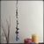 Hanging Witch's Bells Strung w/ Evil Eyes Pentagrams Witch's Knot Tumbled Glass Tarot Beads & Charms Handmade For Cleansing and Protection Against Evil | Woot & Hammy
