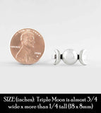 Sculptural Triple Moon Ring | Woot & Hammy