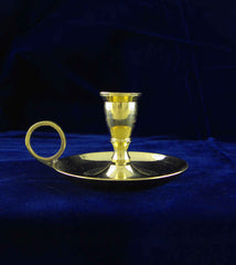 Brass-Plated Miniature Chamber Candle Holder | Woot & Hammy