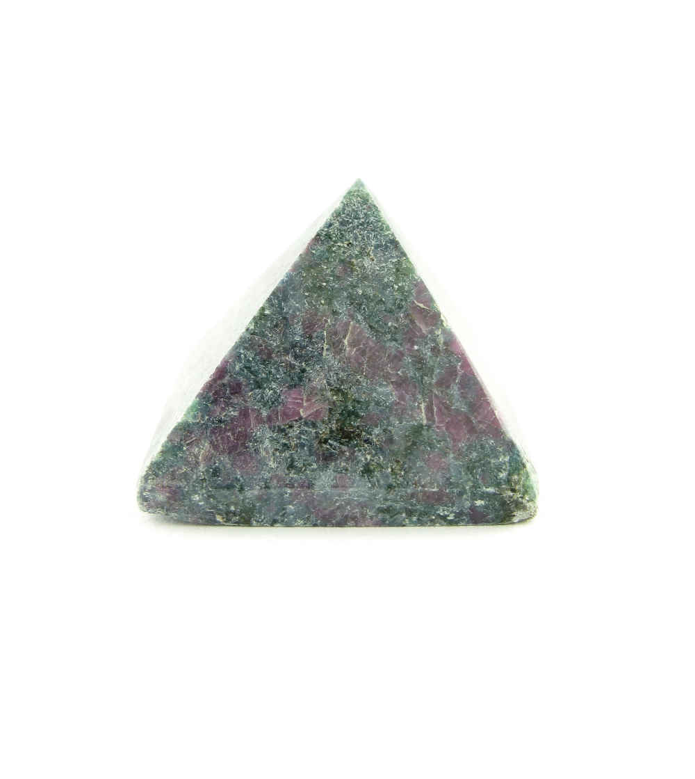 Small Natural Stone Kyanite With Ruby Pyramid | Woot & Hammy