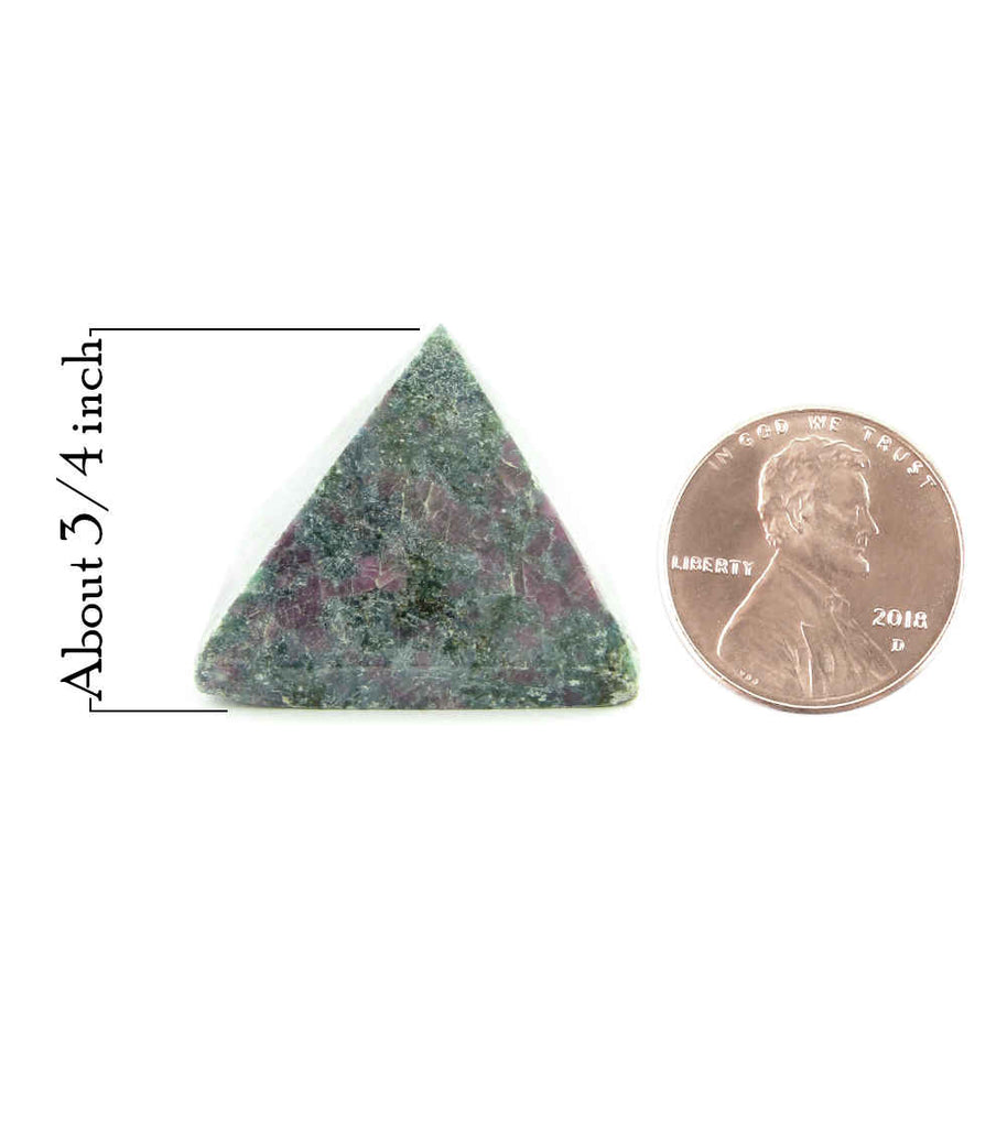 Small Natural Stone Kyanite With Ruby Pyramid | Woot & Hammy