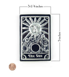 The Sun Tarot Card Black and Silver Stick Incense Burner | Woot & Hammy