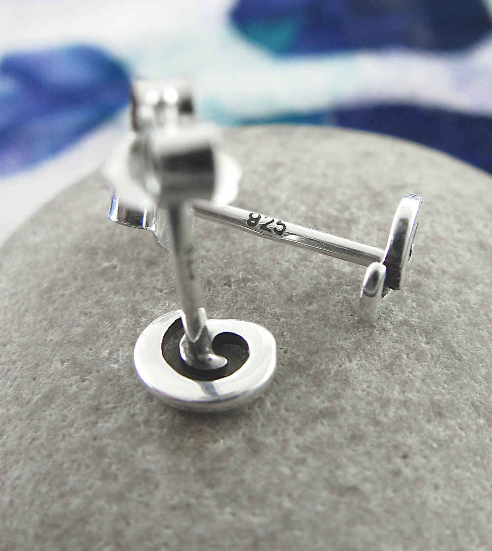 Tiny Spiral Post Earrings | Woot & Hammy