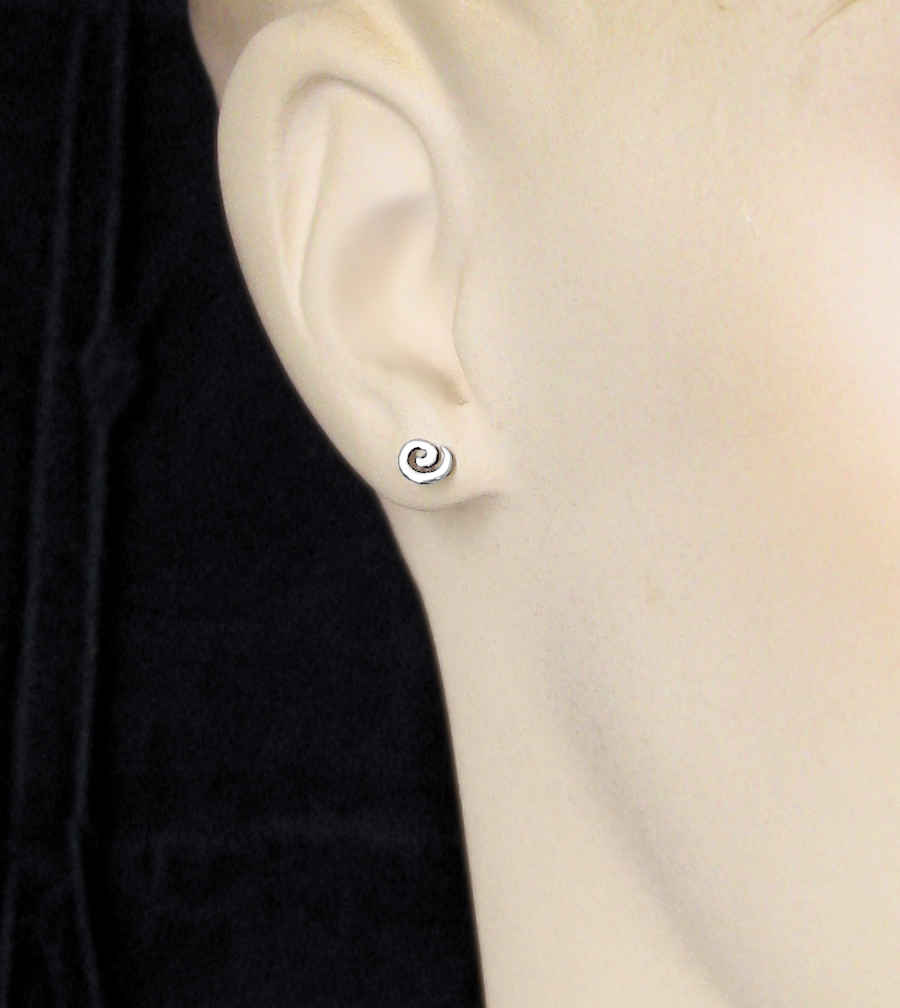 Tiny Spiral Post Earrings | Woot & Hammy