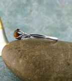 Tiger's Eye Cabochon Held By Entwined Vines Ring | Woot & Hammy