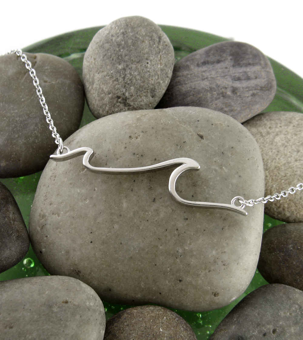 Double Wave Symbol Necklace | Woot & Hammy