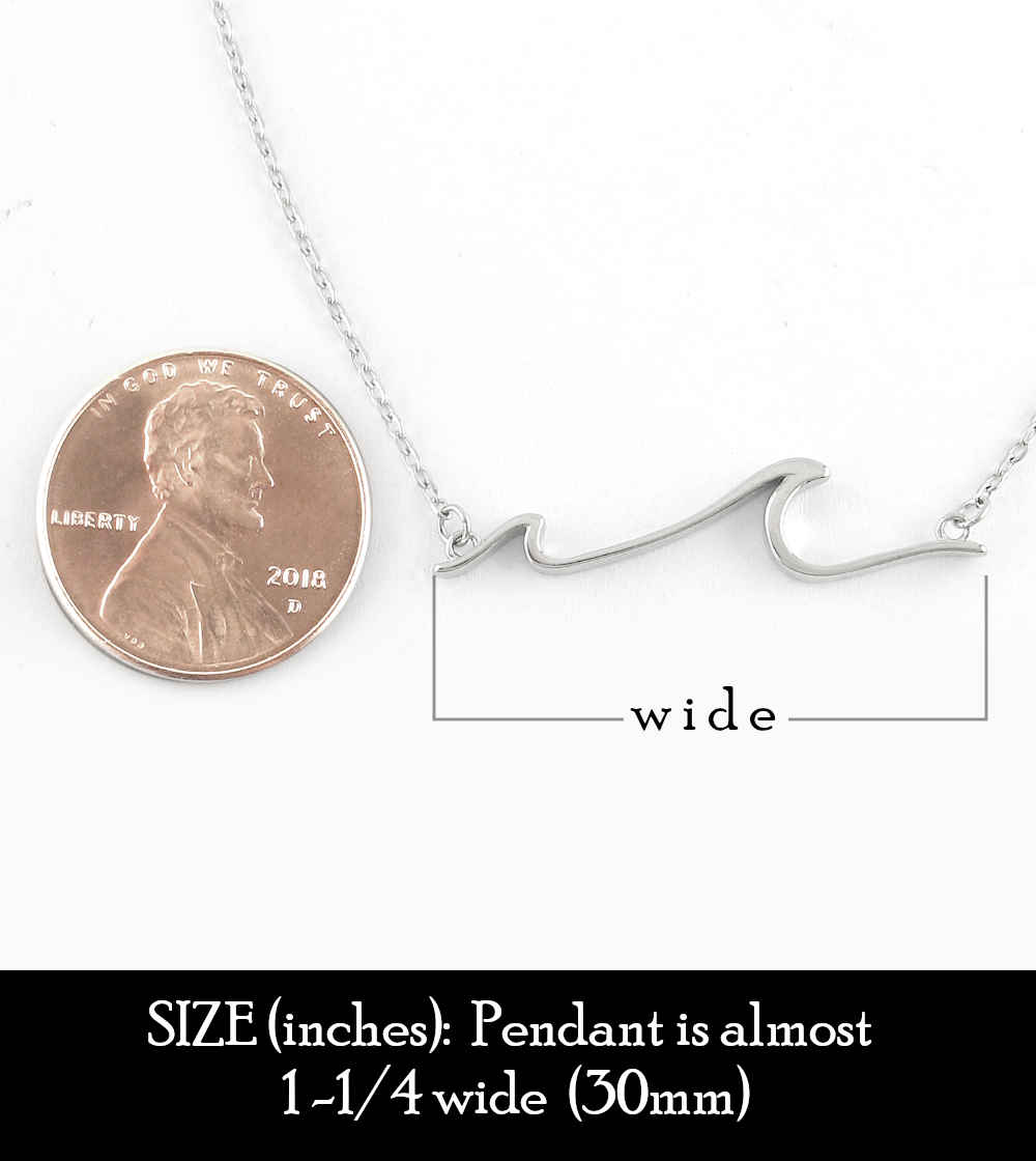 Double Wave Symbol Necklace | Woot & Hammy