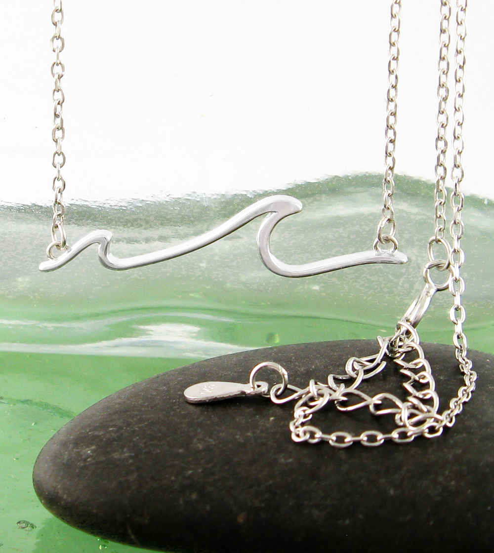 Double Wave Symbol Necklace | Woot & Hammy